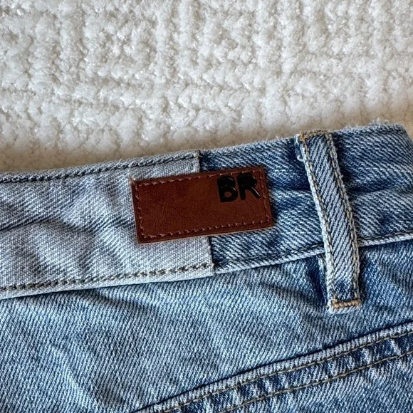 Blue Revival Stylish Distressed Blue Jean Shorts Size 24 - Picture 8 of 9